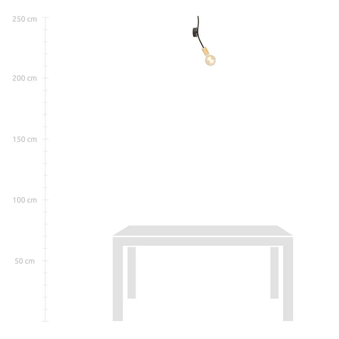 Lampa sufitowa BOLT Czarny 1125/K1 - 1125/K1