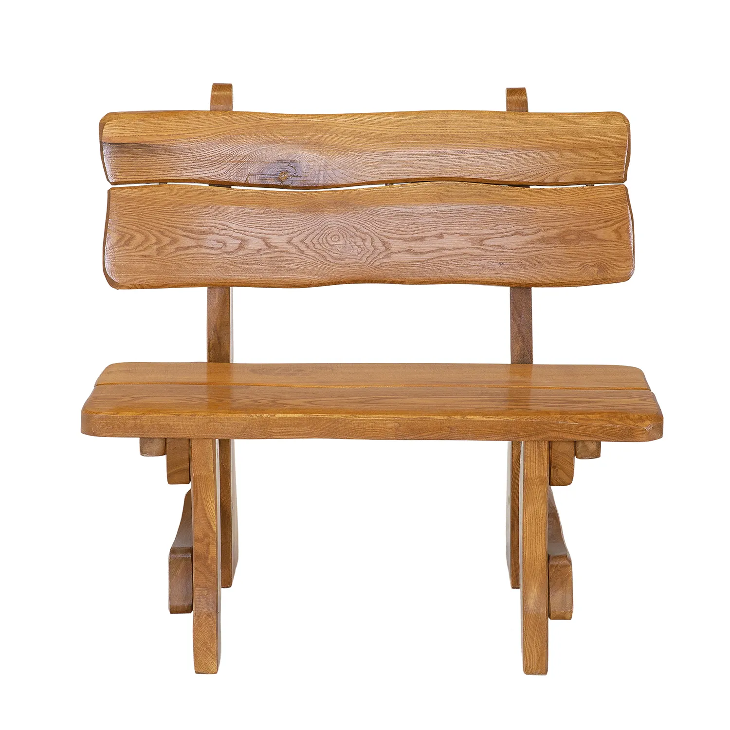 Ława ogrodowa drewniana ERYK 160 cm olcha kolor dąb powłoka ochronna - DR_MO217_LAWA_S160