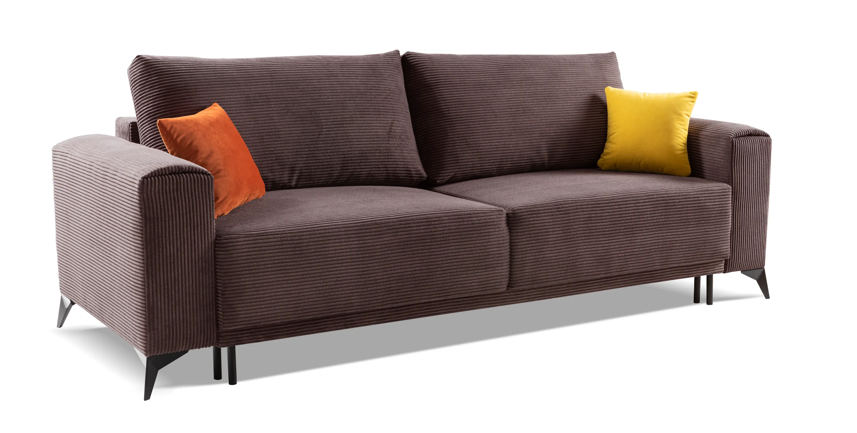 Sofa z funkcją spania Enormus Poso 6 brązowa