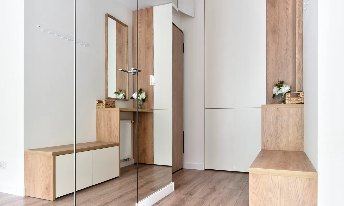 Wewnątrz, Projektowanie wnętrz, Narożnik, Meble, Szafa