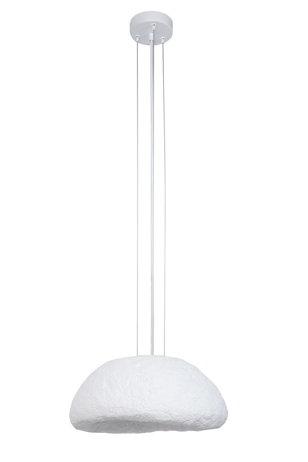 Lampa wisząca SYNTIA S 1 ceramiczny klosz biała Lampa