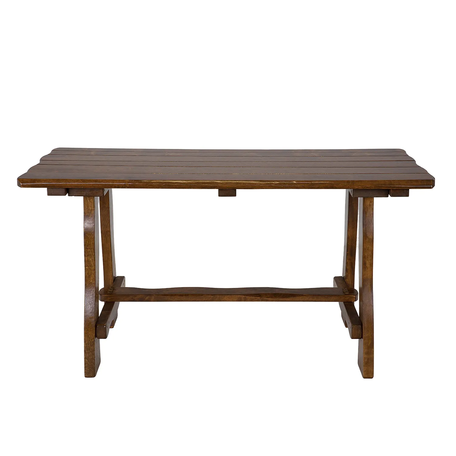 Stół ogrodowy drewniany DYLAN 80x200 cm olcha kolor dąb lakierowane - DR_MO102_STOL_S200