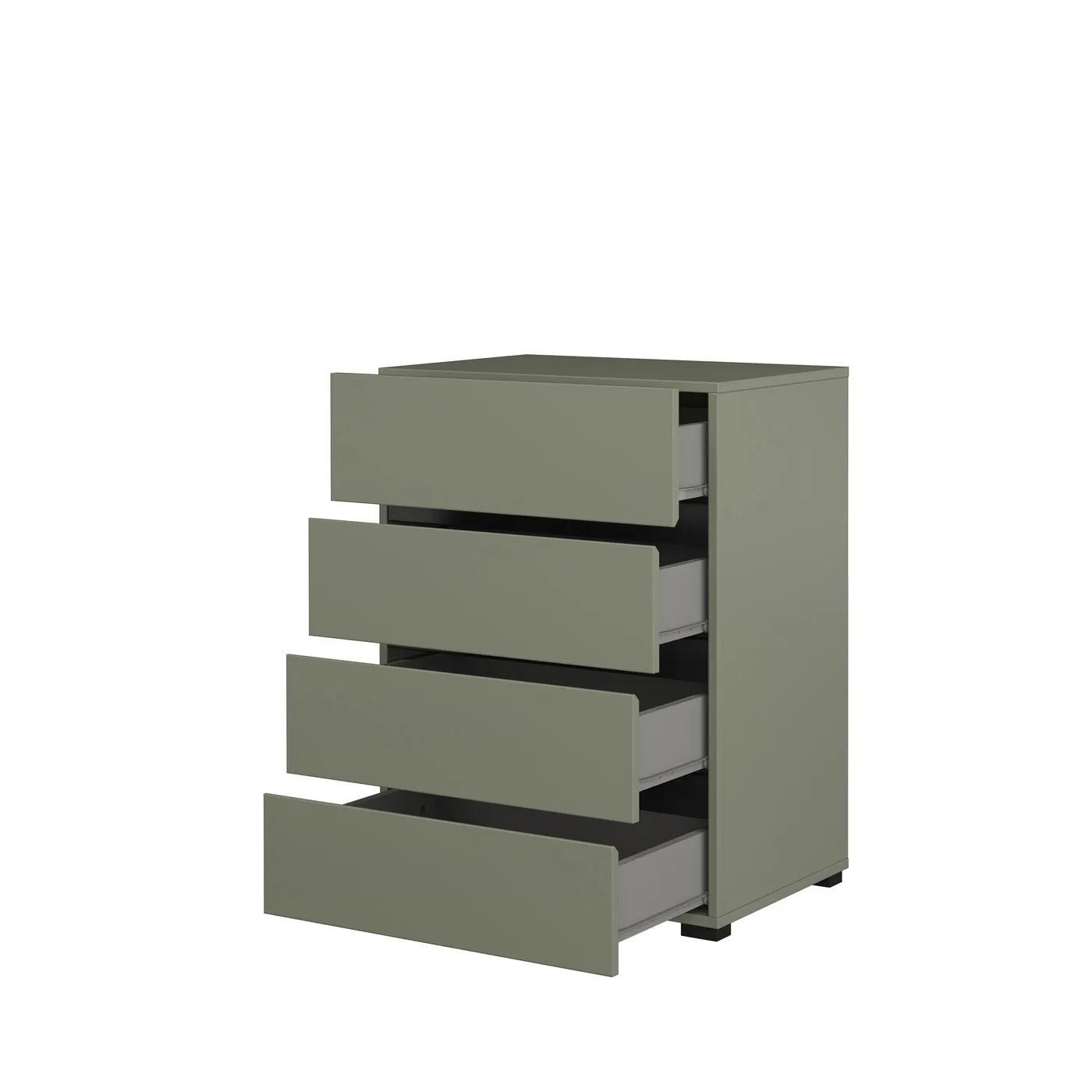 Komoda z szufladami CROSS 60 cm zielona - 24GWMY27