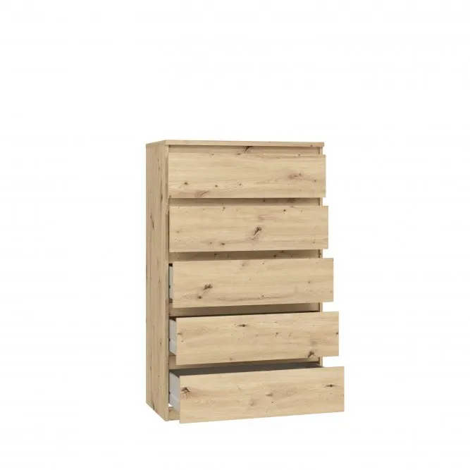 Komoda CHELSEA Dąb artisan CHLK45-D78 FORTE - CHLK45-D78