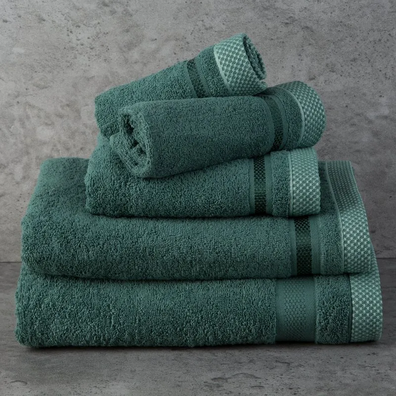 RĘCZNIK ABBIE (09) 40 X 60 CM CIEMNOZIELONY - EU_454227