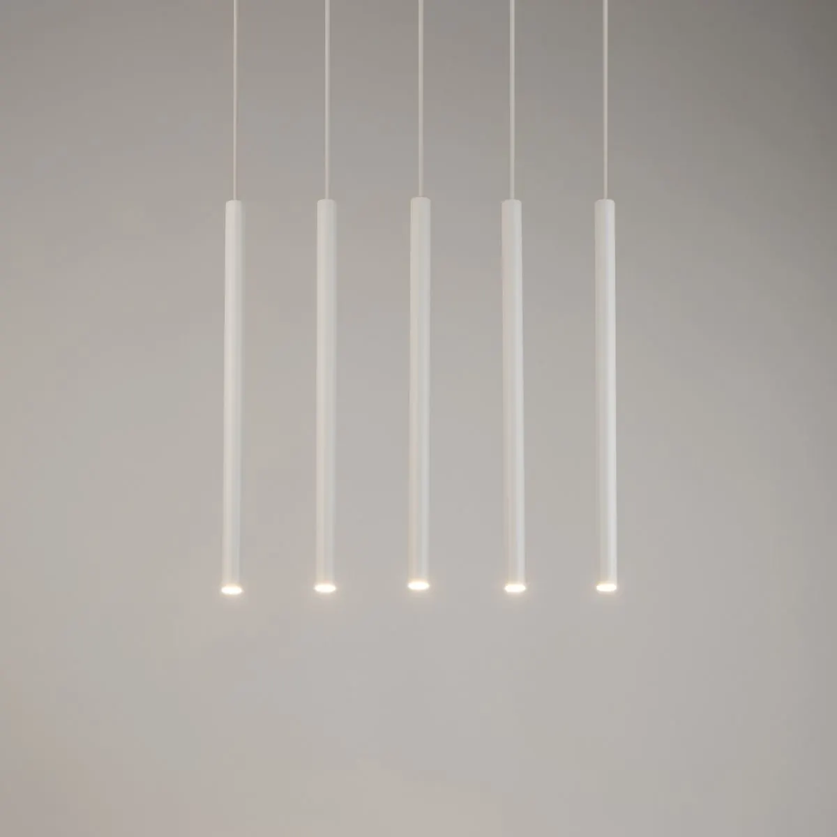 Lampa wisząca SOPEL 5 biała — zdjęcie 2