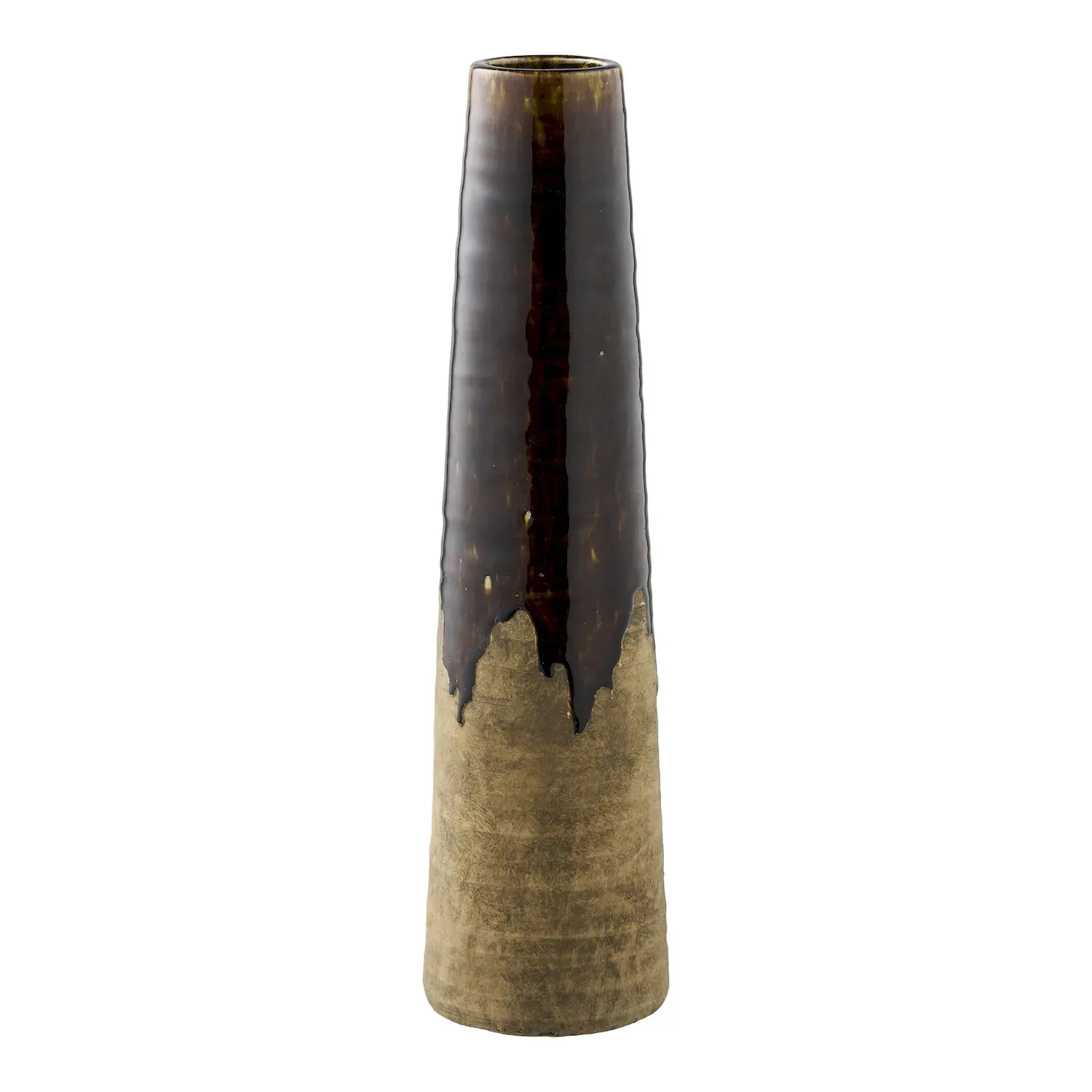 Wazon ceramiczny 12,5x48 brązowy