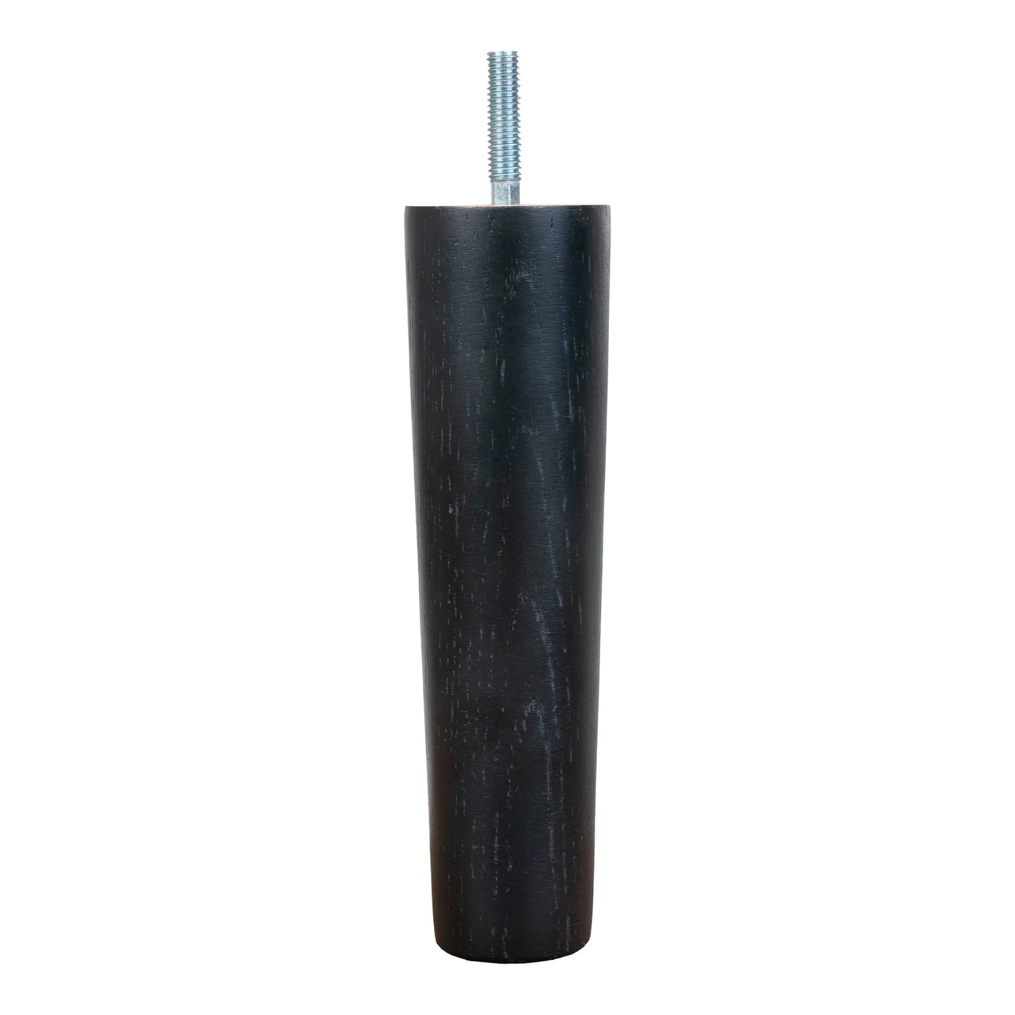 Noga LIDO drewniana fi 4,5 wys. 16,5 cm czarna Cylinder
