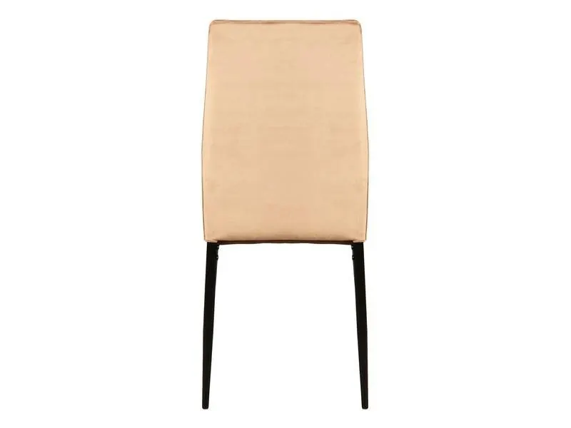 KRZESŁO ATOM VELVET CZARNY STELAŻ/BEŻ BLUVEL 28 SIGNAL - ATOMVCBE