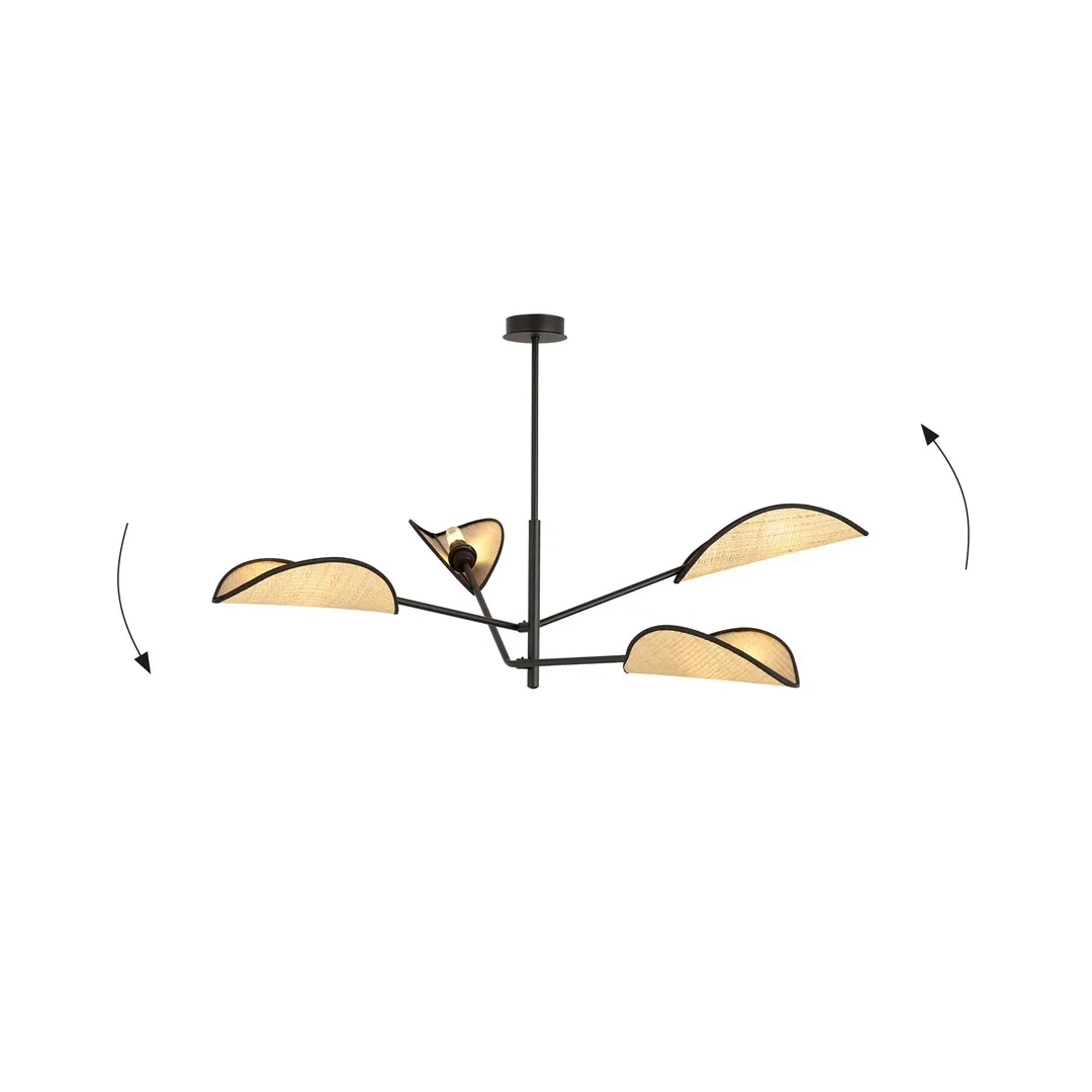 Lampa sufitowa VENE Czarny 1160/4 - 1160/4