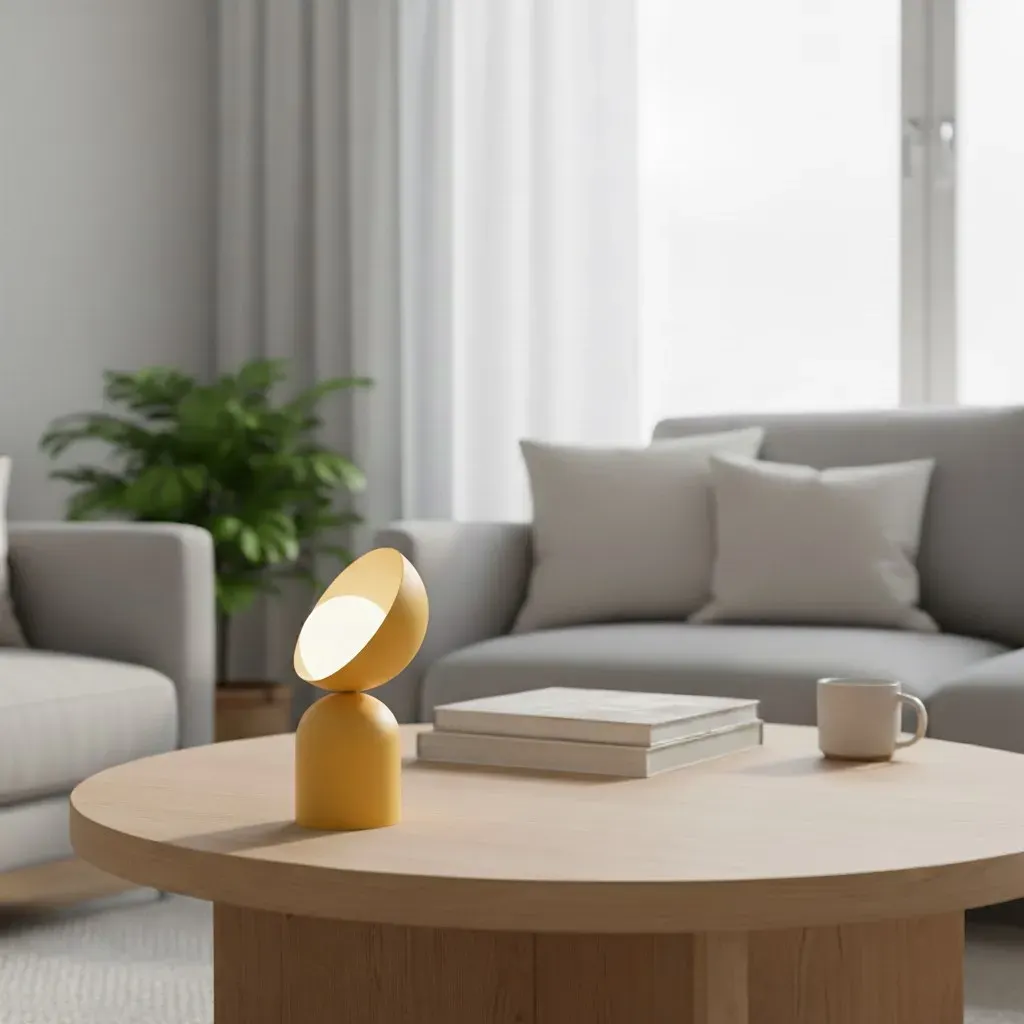 Lampa nocna metalowa BOTO LN1 pomarańczowa — zdjęcie 4