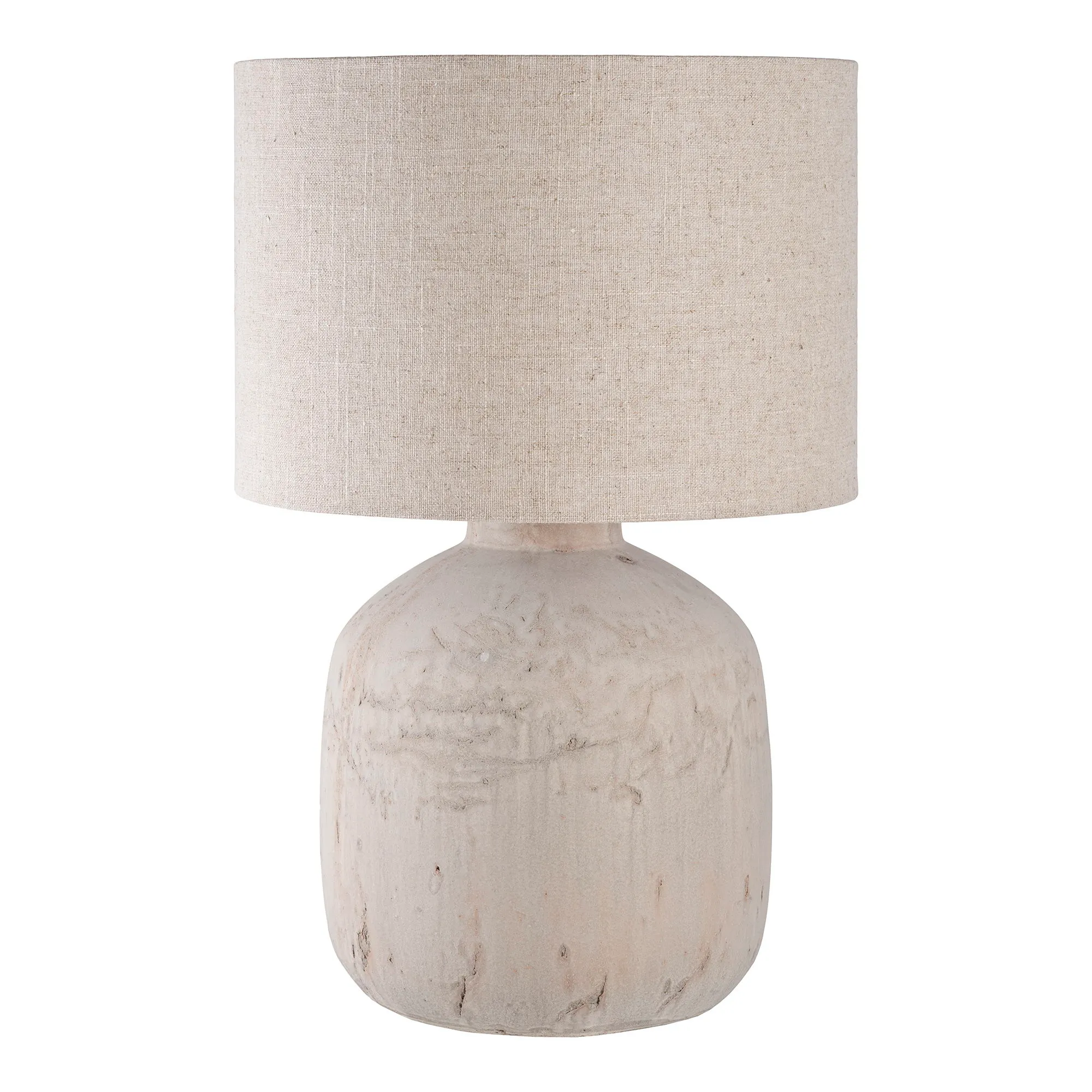 Lampa stołowa ceramiczna BILBY struktura kamienna