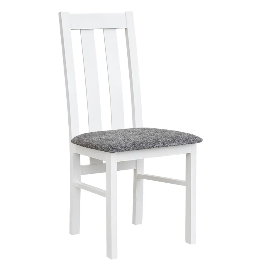 Krzesło BELLUNO ELEGANTE 10 z grafitowym siedziskiem materiałowym (STORM 97) Krzesło BELLUNO ELEGANTE 10 z grafitowym siedziskiem materiałowym (STORM 97)