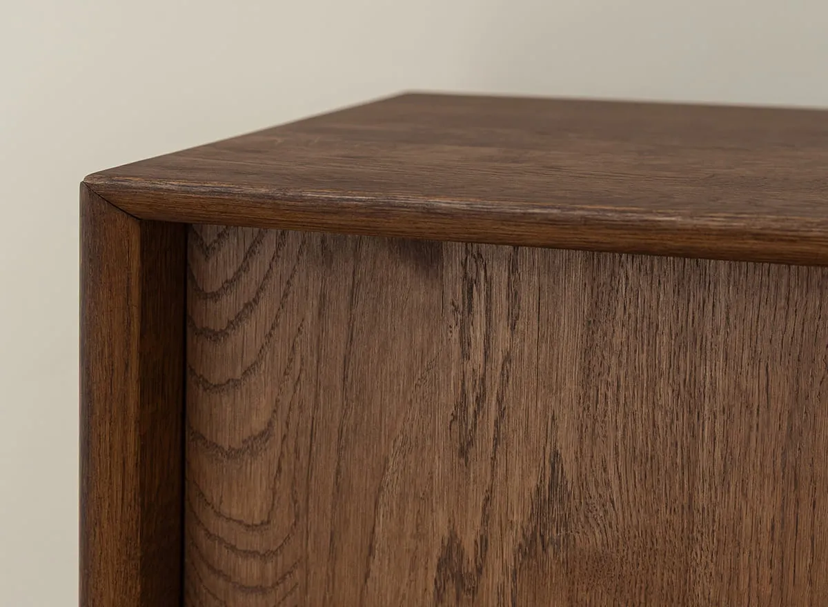 Szafka RTV MODERN LOFT 2-drzwiowa 200x50x52 cm - tabacco - PLMOL07DT