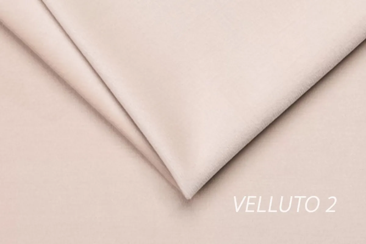 Łóżko Nicole / 140x200 / Velluto 2 / złote nogi - beżowy - B_158596