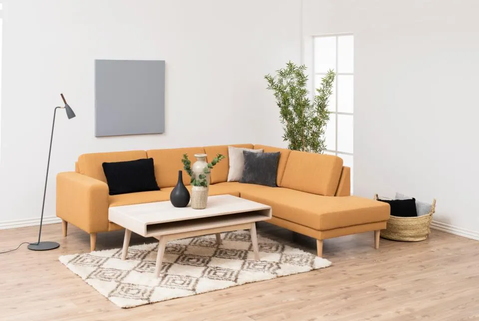 Stolik kawowy z półką AVERNA 130x70x50 cm Bielony — zdjęcie 4