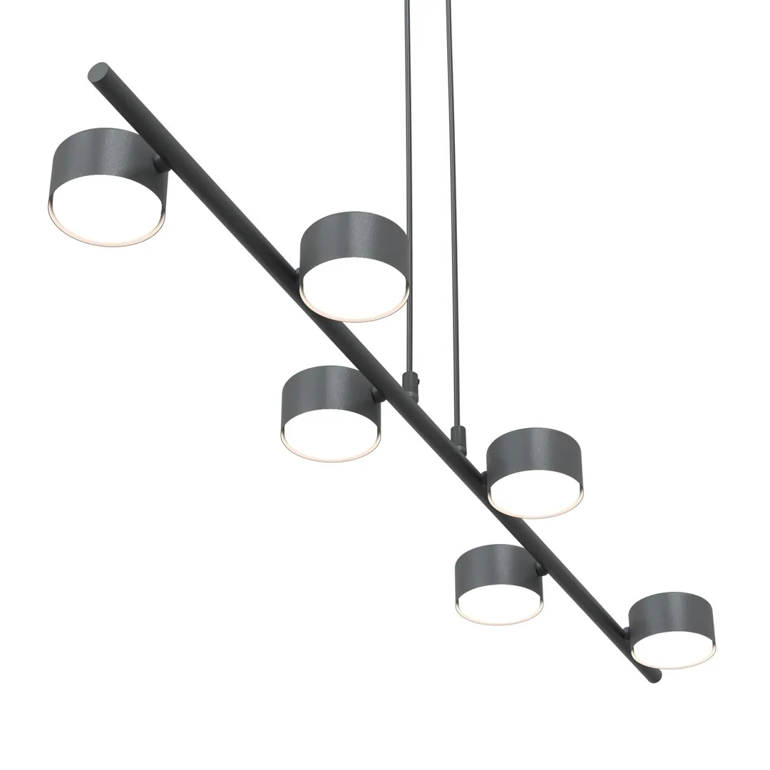 Lampa wisząca SORA 6 BL czarna - 1440/6