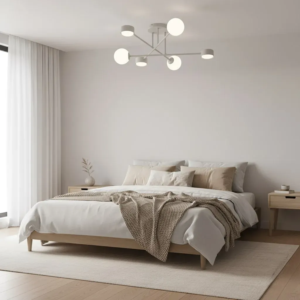 Lampa sufitowa HOLON 6 szara - 1561/6