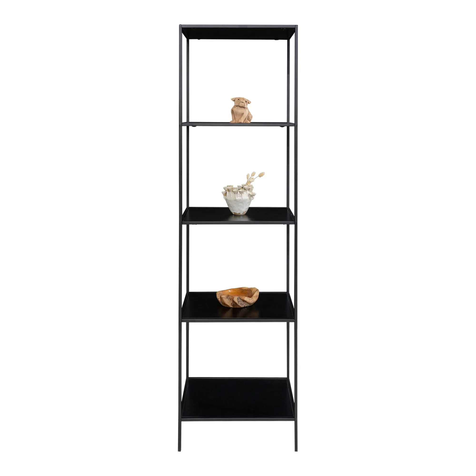 Vita Regał 2 Czarny 51x36x170 — zdjęcie 4