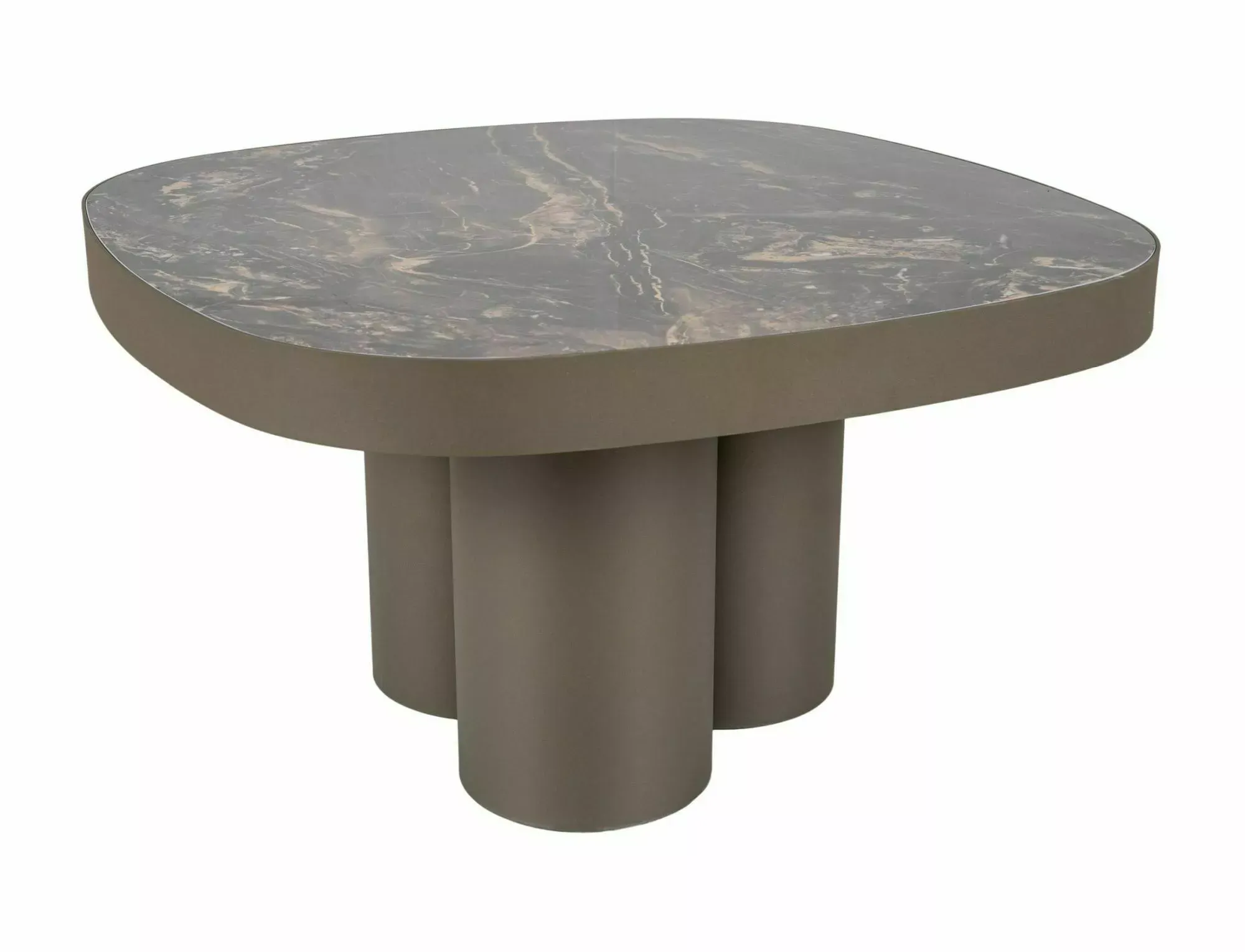 Stolik kawowy STELLA B CERAMIC 75X75 czarny vulcano miedziany Stolik kawowy STELLA B CERAMIC 75X75 czarny vulcano miedziany