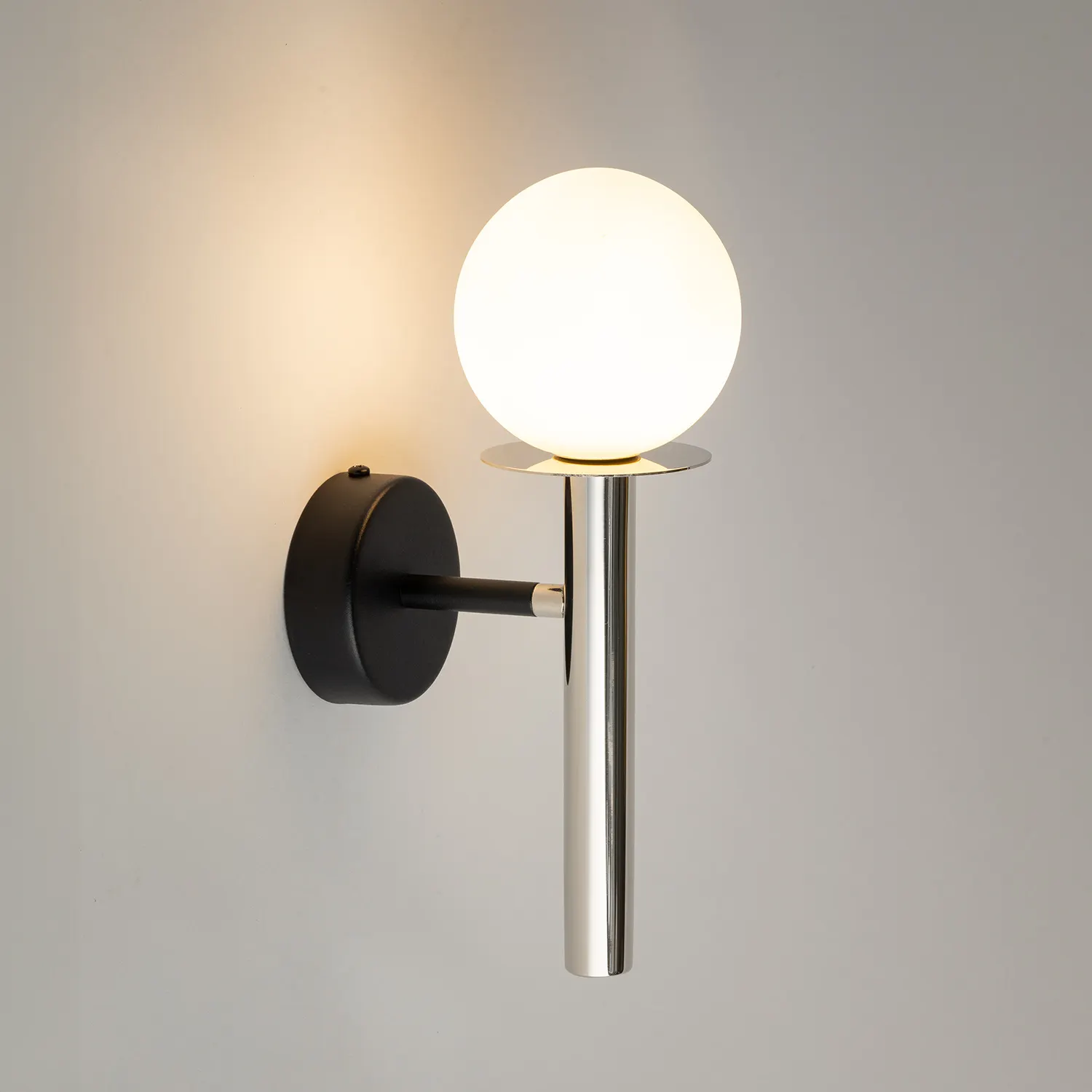 Kinkiet DAISY 1 czarno-srebrny - SI_40767