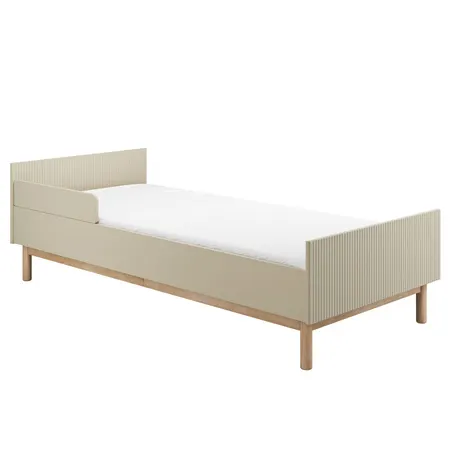 Łóżko dziecięce MILOO 90x200 beżowe - PIN_045-060-945