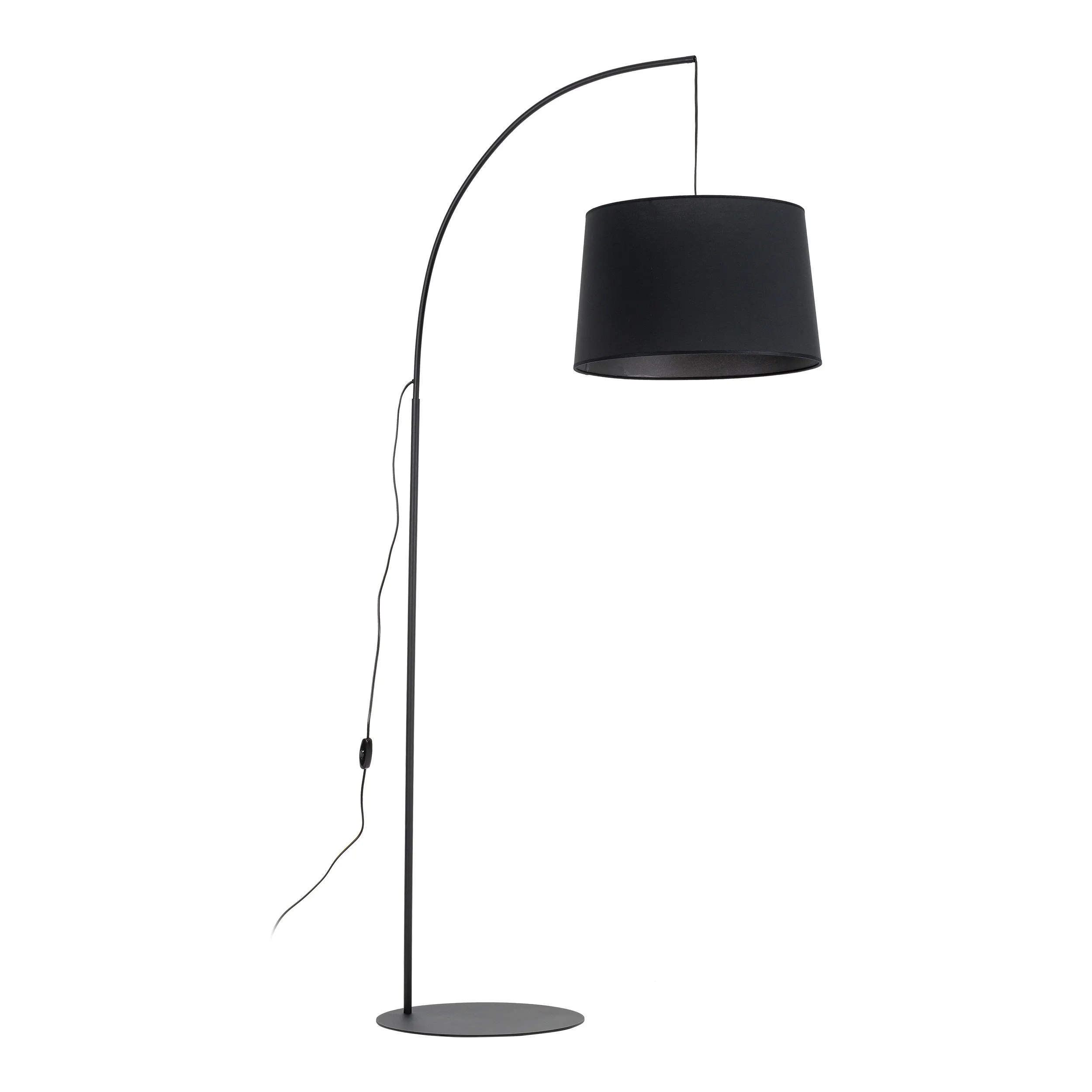 Lampa podłogowa ORTA czarna 200x90x45cm