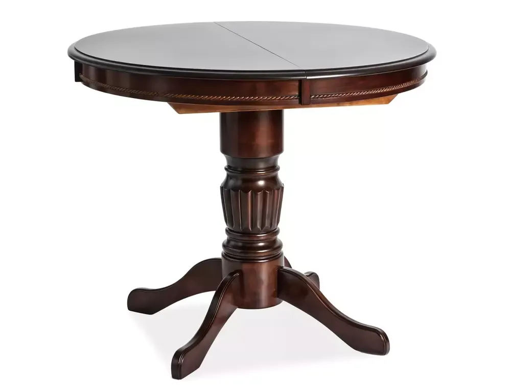 Stół rozkładany MARGO klasyczny ciemny orzech 90x90(125) Signal