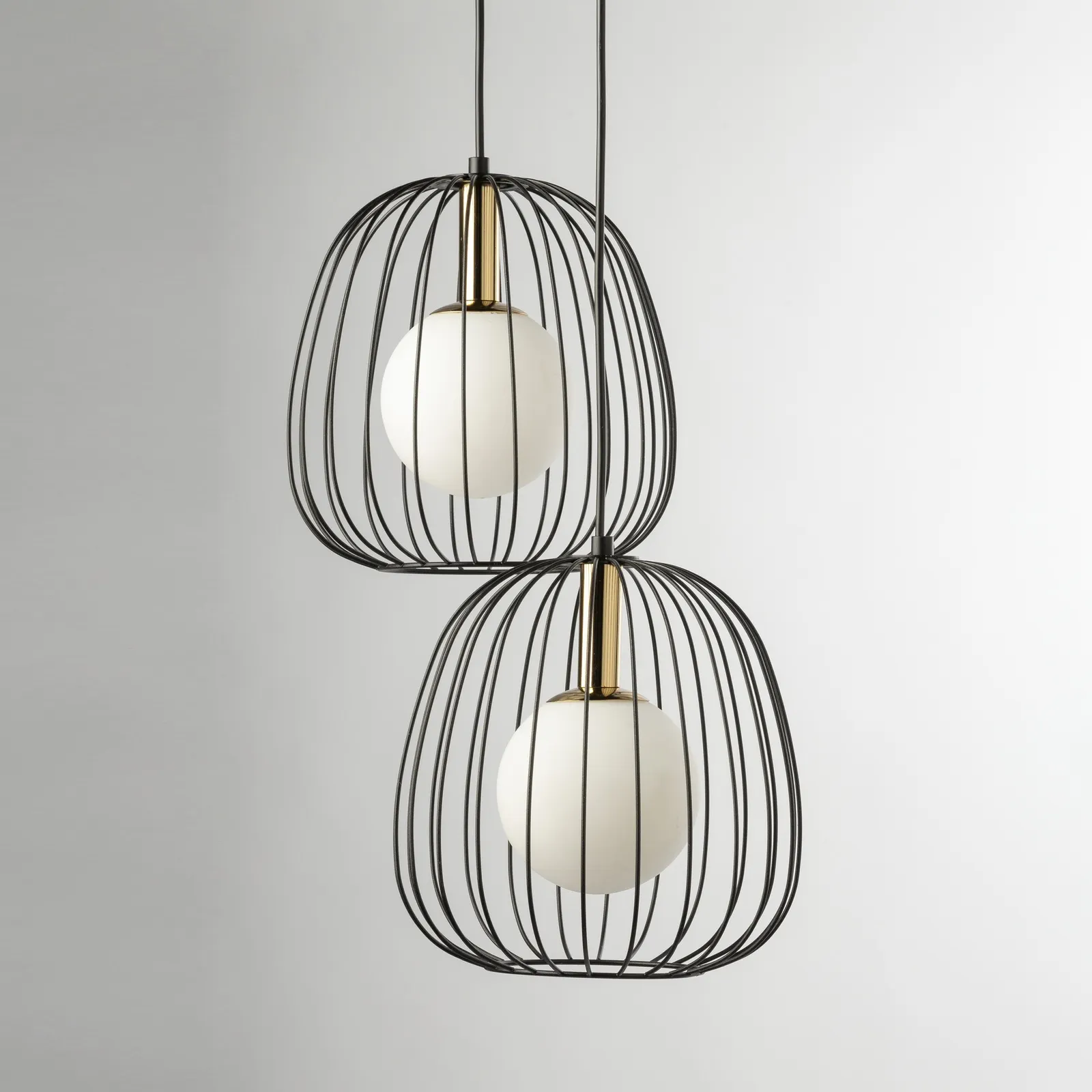 Lampa wisząca BELL 2 czarna - SI_40728