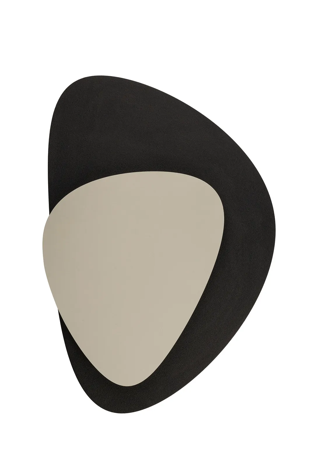 Kinkiet PEDRA czarno-beżowy