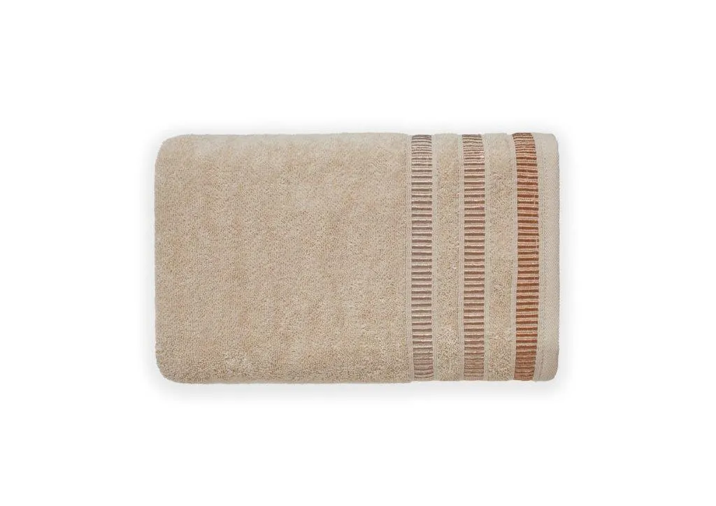 Ręcznik frotte SAGITTA 70x140 gramatura 500 caffe latte Wystrój domu, Dywan