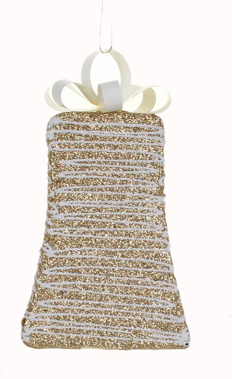 Zawieszka PREZENT biały złoty Zawieszka PREZENT biały złoty