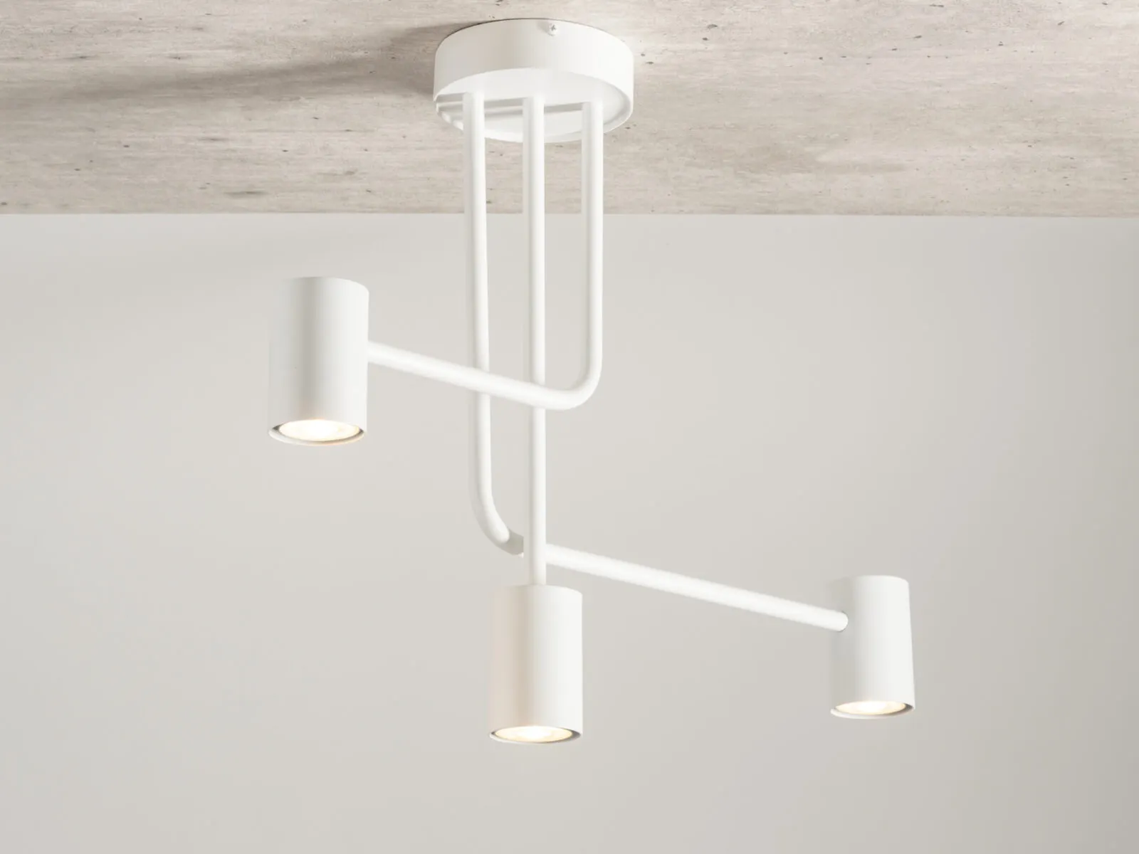 Lampa sufitowa/plafon LUIS 3 biały - SI_33421