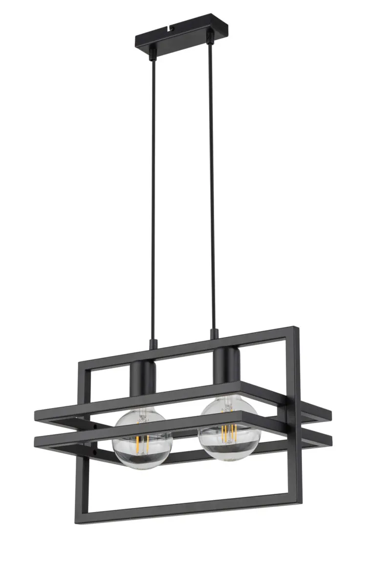 Lampa wisząca MERCI 2 czarna Lampa wisząca MERCI 2 czarna