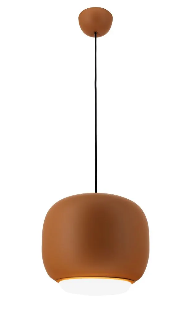 Lampa wisząca POSITANO jedynka LED brązowa Lampa wisząca POSITANO jedynka LED brązowa