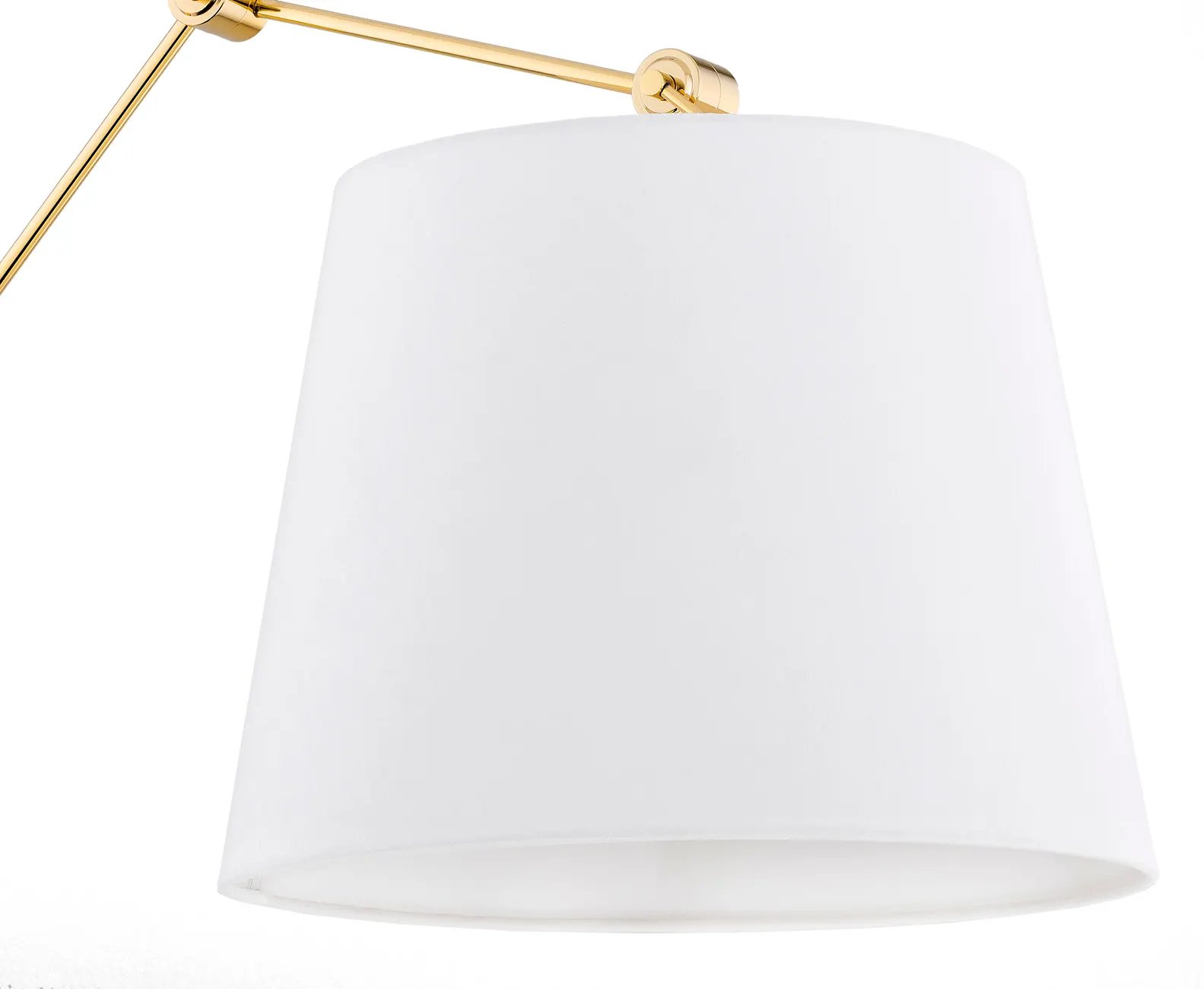 Kinkiet ZAKYNTOS PLUS metalowy złoty biały regulowany - 4897