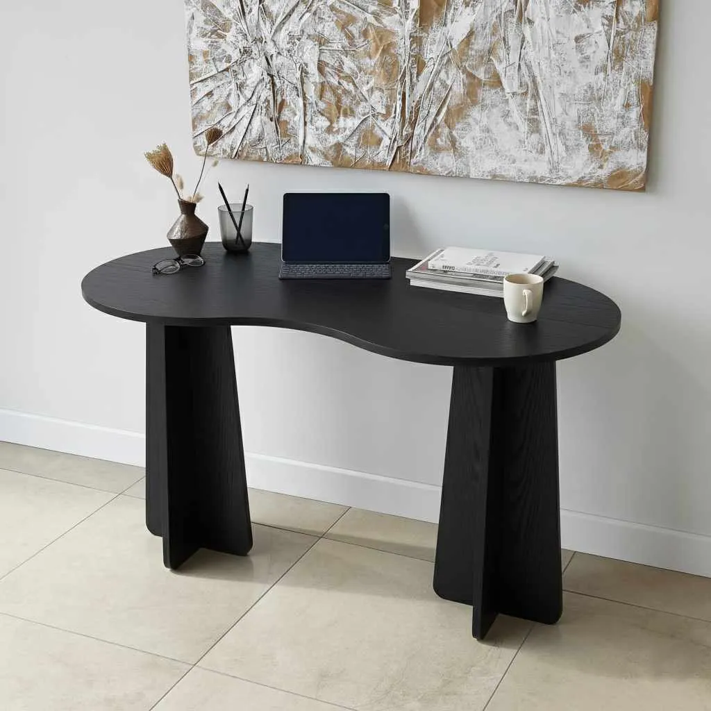 Biurko INFINI 60x120 cm czarne — zdjęcie 3