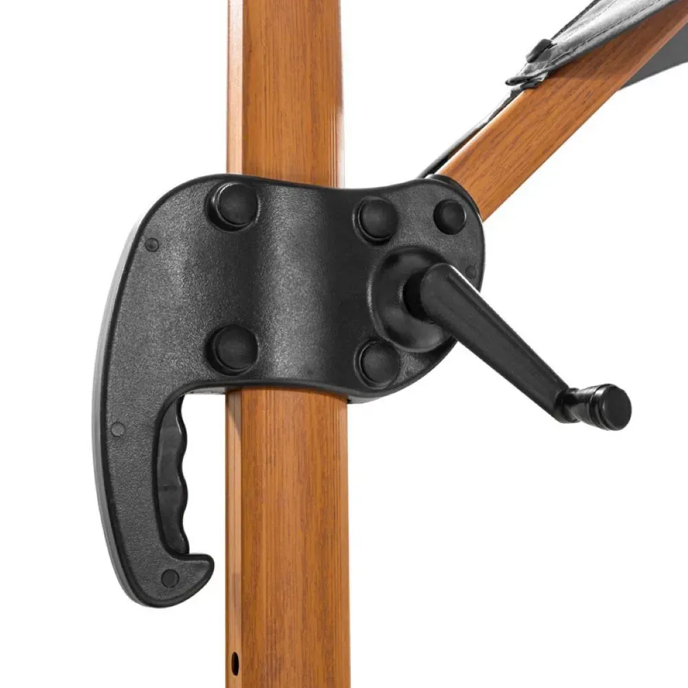 Parasol ogrodowy aluminiowy ROMA S antracyt - MI_5907768278816