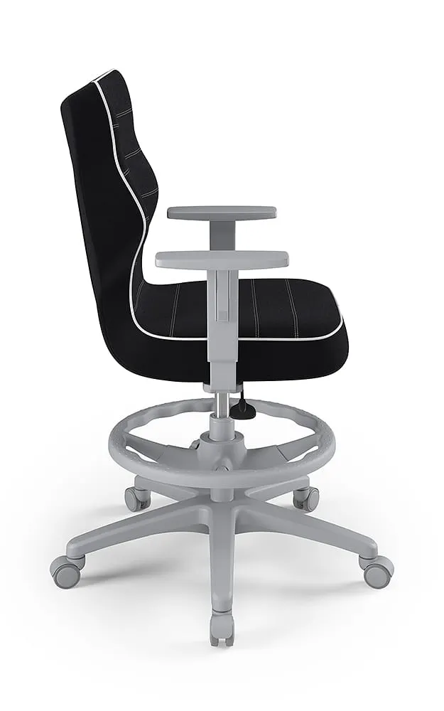 Krzesło młodzieżowe Duo szary Jasmine 01 rozmiar 6 WK+P - CD-D-6-D-E-JS01