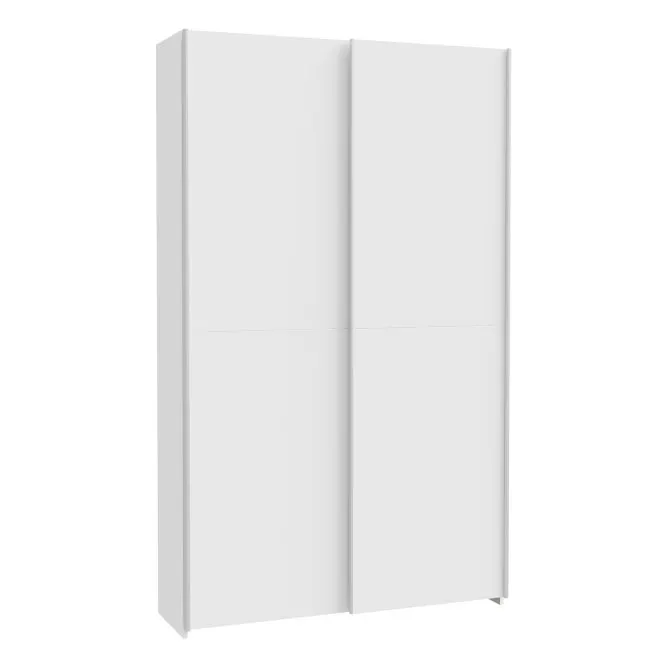 Szafa 2-drzwiowa HOME NOOK drążek i półki drzwi przesuwne 120cm biała