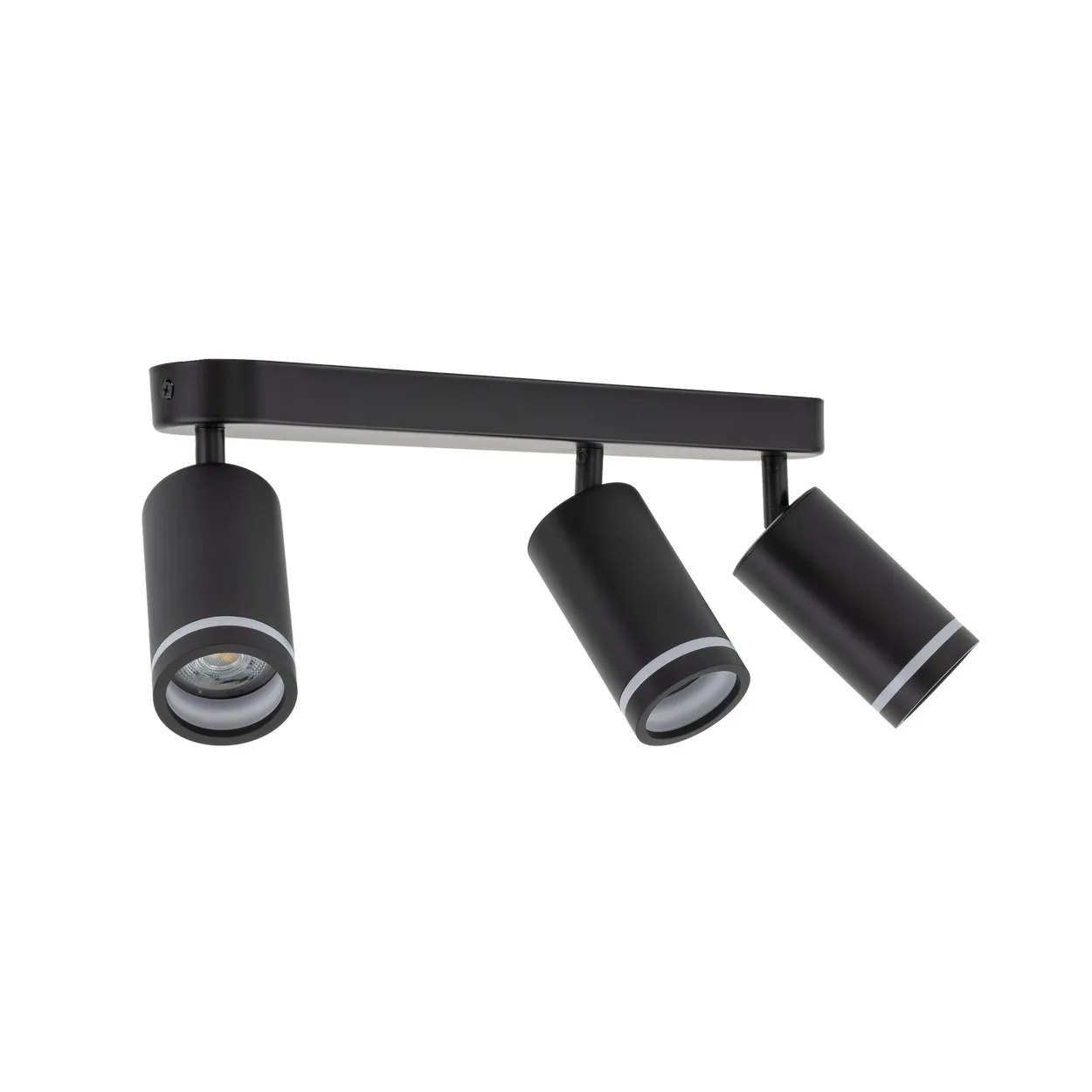 Lampa sufitowa JET czarna metalowa na listwie regulowana 55x15x5cm - TK_6914