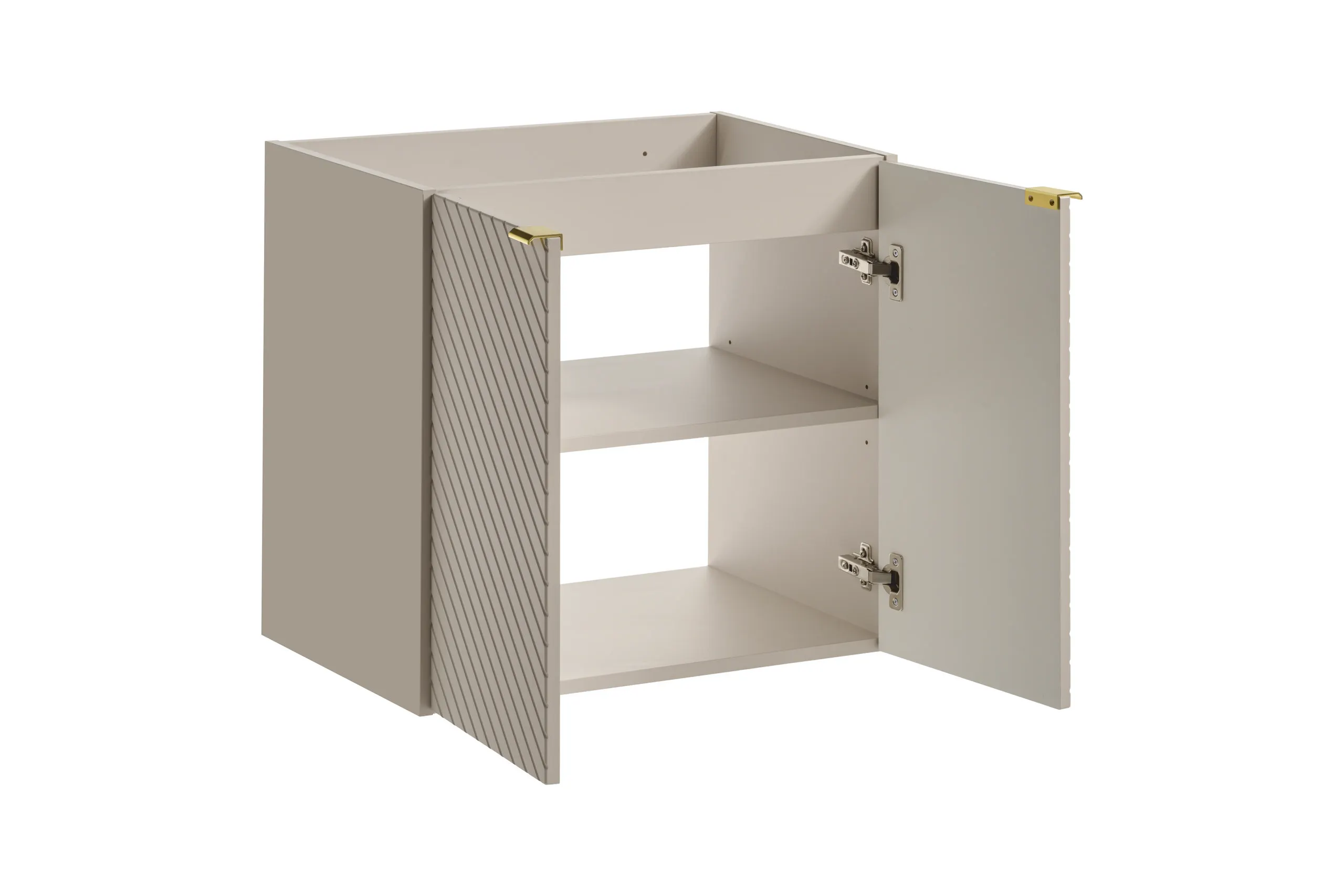 Zestaw meblowy SET-VIC ( szafka 2-drzwiowa 60cm + blat ) kaszmirowy - SET-VIC_B_CASHMERE_60CM_D