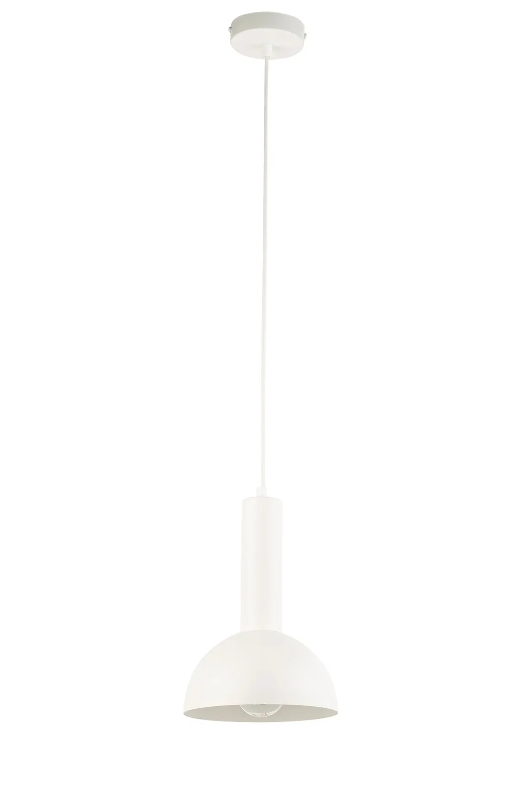 Lampa wisząca VITRUM S kopuła biała