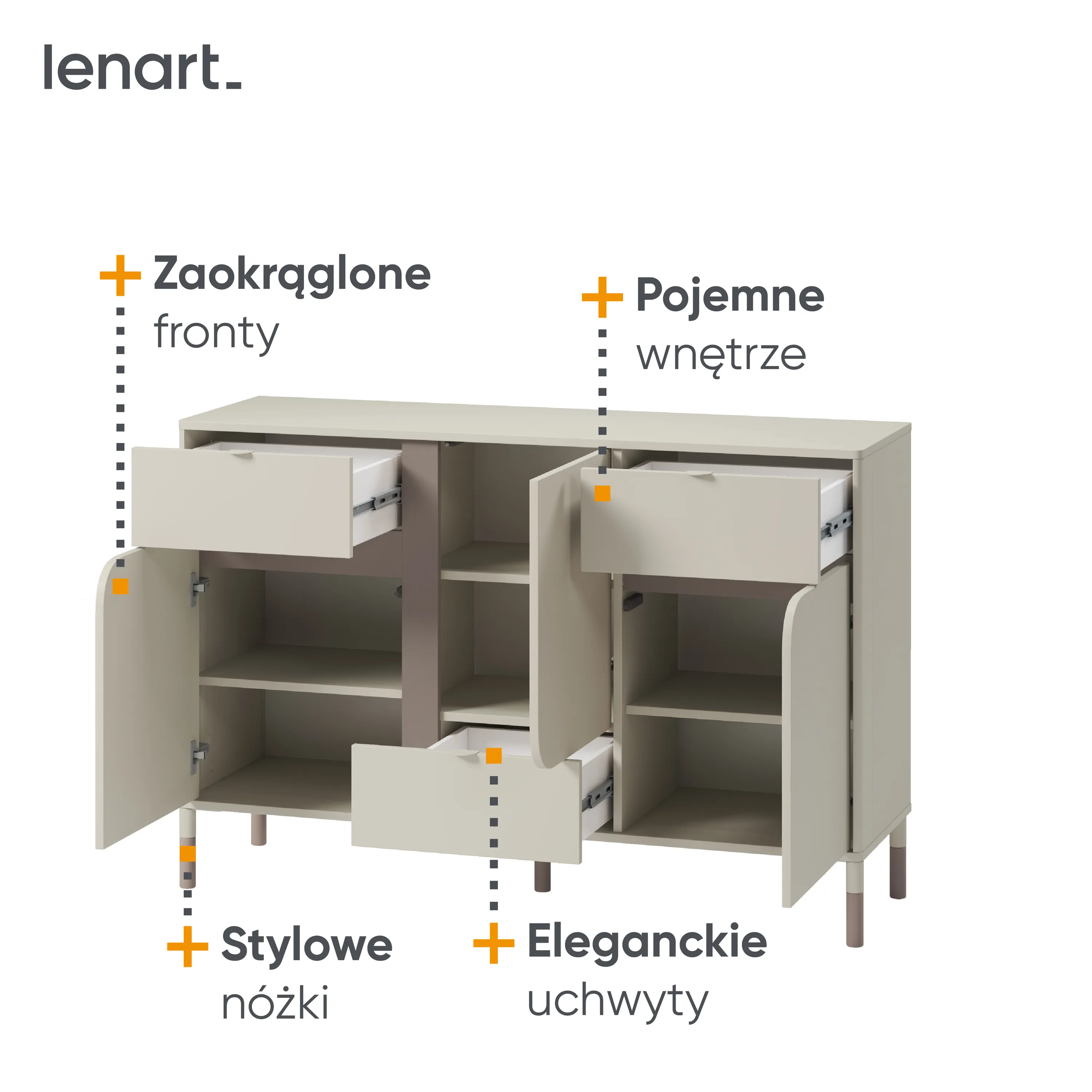 Komoda Harmony HR-06 kaszmir - HR6KT