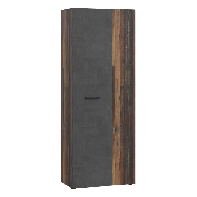 Szafa 2-drzwiowa NET306 70 cm Old-Wood Vintage beton Szafa 2-drzwiowa NET306 70 cm Old-Wood Vintage beton