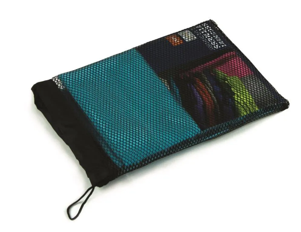 Ręcznik szybkoschnący FITNESS zestaw 2 szt. 50x90 - 70x140 mikrofibra turkusowy Akcesoria, Torba, torebka