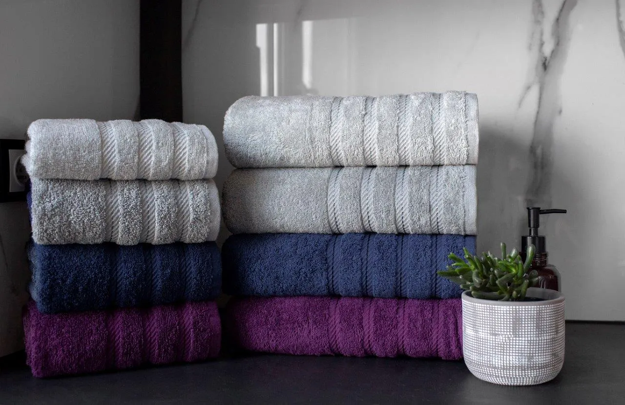 Ręcznik frotte EVA 30x50 gramatura 450 jsnoszary - FARO_26505