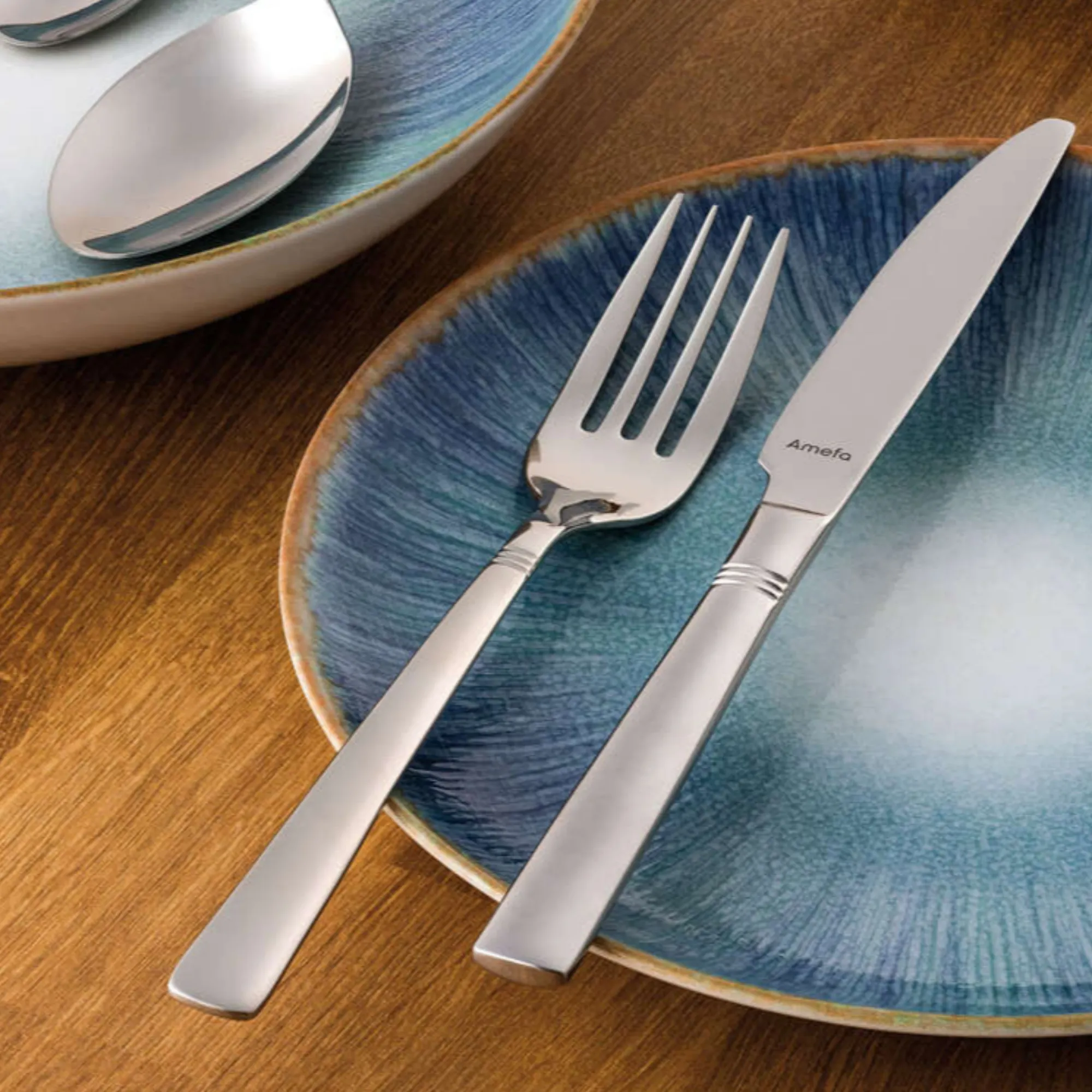 sztućce, widelec, nóż, stal nierdzewna, talia stołowa