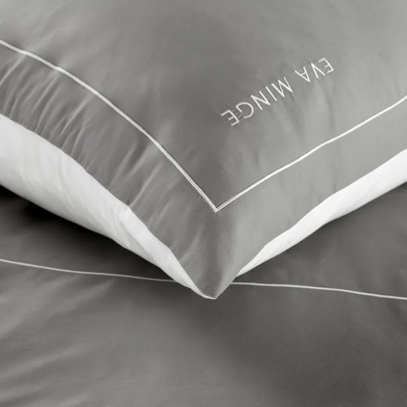 POŚCIEL H 220 X 200 CM SZARY - EU_440439