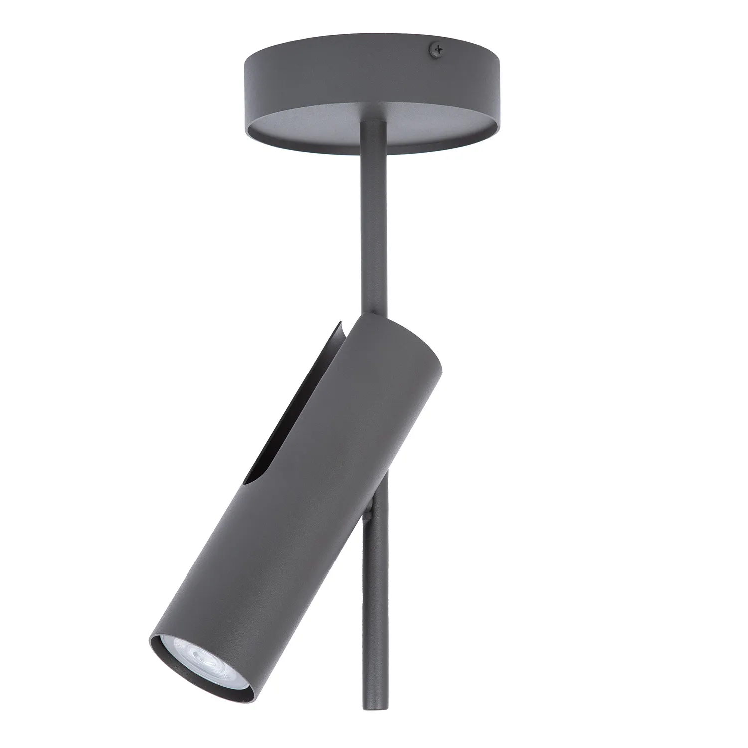 Plafon stalowy LEDA 1 ciemna oliwka Oświetlenie, Lampa